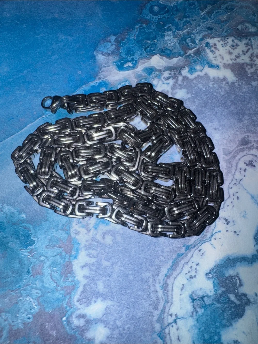Silver Byzantine Necklace